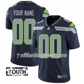 Lasten Seattle Seahawks NFL Pelipaita Custom Navy Sininen